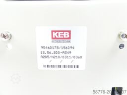 KEB 12.56.200-A349 Combivert Frequenzumrichter SN:95460178/156094