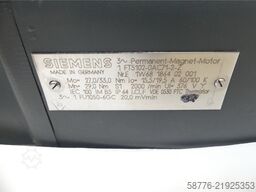 Siemens 1FT5102-0AC71-2 - Z Motor SN: E1W68186402001 mit 1FU1050-6GC 20,0 mVmin