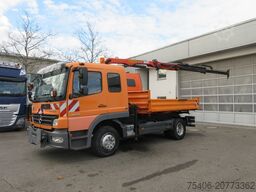 mercedes-benz 1218 Atego 3-S-Ki, Kran,Greifersteuerung,Doka