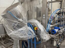 Wick und Schaefer GmbH Rotary Filler with Cap Sorter and Capper