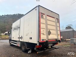 DAF CF75.310 4x2 box truck with full side opening. Onl