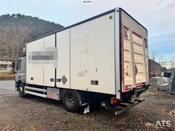 DAF CF75.310 4x2 box truck with full side opening. Onl