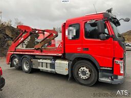Volvo FM 410 skip dumper 6x2 w/ Laxo body, extension and