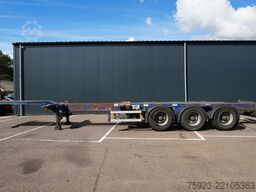 D-tec 3 axle container chassis extendable trailer
