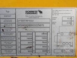 Schmitz Cargobull SCB3ST CoC Documents, TuV Loading Certif