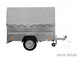 Unitrailer Anhänger KIPP ungebremst 201 mit Hochplane