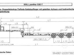 DOLL S3E-T Tieflader 2x Teleskop Funk