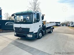 MERCEDES-BENZ Atego 824 MEILLER Kipper Kran Greifer AHK