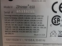 Z Corporation ZPrinter 650