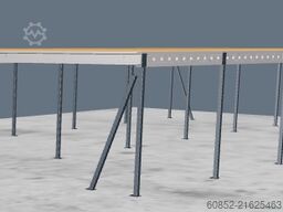 10x20m Lagerbühne , Belastung : 500kg/qm Unterkante: 3m ,ca. 200qm , Systembühne