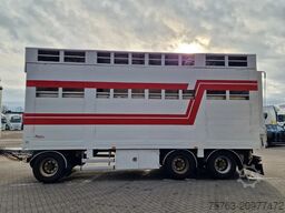 Samro 3 axle - 2 deck livestock - Lifting roof - Regn...