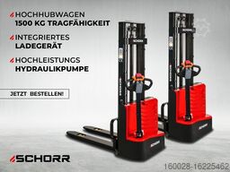 SCHORR 2,5m / 3m / 3,5m Elektrostapler 1500kg