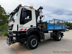 IVECO Trakker 330 4x4 Meiller Kipper+Hiab 088B-2 Funk