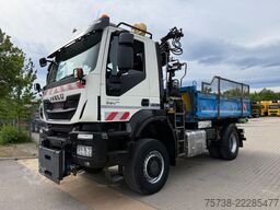 IVECO Trakker 330 4x4 Meiller Kipper+Hiab 088B-2 Funk