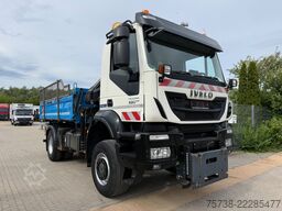 IVECO Trakker 330 4x4 Meiller Kipper+Hiab 088B-2 Funk