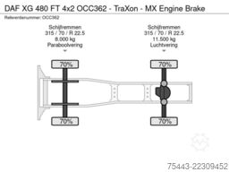 DAF XG 480 FT 4x2 OCC362 - TraXon - MX Engine Brake