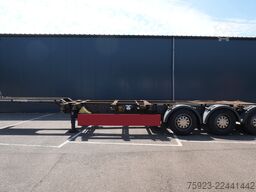 Schmitz 3 axle container chassis extendable trailer