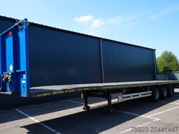 Pacton 3 axle Flatbed trailer with twistlocks