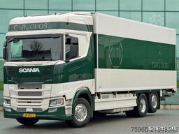 SCANIA S500 FULL AIR RETARDER VAN BEURDEN BOX TAIL LIFT