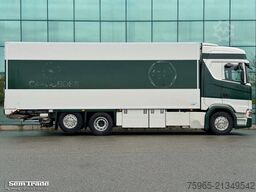 SCANIA S500 FULL AIR RETARDER VAN BEURDEN BOX TAIL LIFT