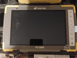 Topcon fc 5000 and hiper sr w/charger, case and pole