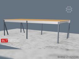 5x10m Lagerbühne , Belastung : 500kg/qm Unterkante: 2,5m , ca. 50qm Systembühne