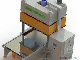 Hidrobrasil 250 t Viersäulenpresse mit Schiebetisch