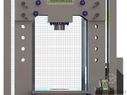 Hidrobrasil 200 Tonnen Richtpresse Wellenrichtpresse