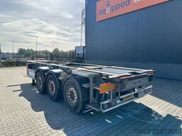 Van Hool 3-ASSIGE OPLEGGER 20FT/30FT ADR CHASSIS / galva...