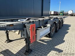 Van Hool 3-ASSIGE OPLEGGER 20FT/30FT ADR CHASSIS / galva...