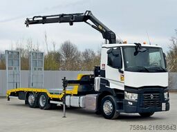 RENAULT T 380 * Abschleppwagen 7,50m* KRAN/FUNK* TOP