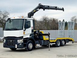 RENAULT T 380 * Abschleppwagen 7,50m* KRAN/FUNK* TOP