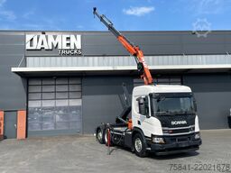 Scania P340 P340 XT Atlas 96.3E - A3L laadkraan + VDL ...