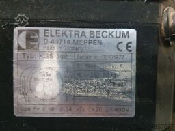 Glassäge Bohle mit Tisch