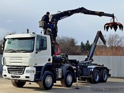 DAF CF 85.430 * ABROLLKIPPER + JONSERED J1320 Z /8x4