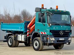 MERCEDES-BENZ ACTROS 1832 * KIPPER 4,00 m + PK 9501 * 4x4