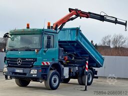 MERCEDES-BENZ ACTROS 1832 * KIPPER 4,00 m + PK 9501 * 4x4