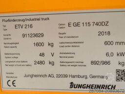 Jungheinrich ETV 216 Batterie Bj2023