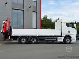 MAN TGX 26.520 6x2-4 BL Baustoff-Pritsche FASSI F19...