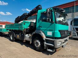 MERCEDES-BENZ AXOR 1833*HIAB KRAN 12 M*MEILLER* MIT ANHÄNGER *
