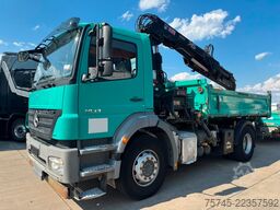 MERCEDES-BENZ AXOR 1833*HIAB KRAN 12 M*MEILLER* MIT ANHÄNGER *