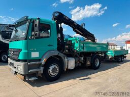 MERCEDES-BENZ AXOR 1833*DREISETENKIPPER*HIAB KRAN 12 M*MEILLER