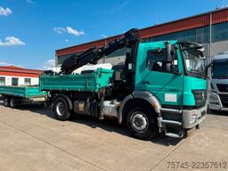 MERCEDES-BENZ AXOR 1833*DREISETENKIPPER*HIAB KRAN 12 M*MEILLER