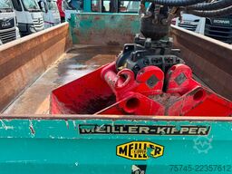 MERCEDES-BENZ AXOR 1833*DREISETENKIPPER*HIAB KRAN 12 M*MEILLER