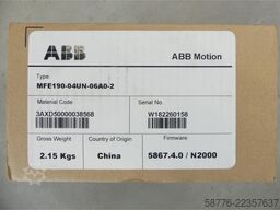 ABB MFE190-04UN-06A0-2 Servoumrichter SN: 3AXD500000038568 -unegbraucht-
