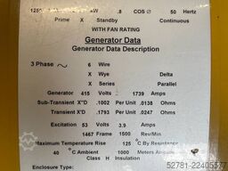 Caterpillar 3512 - 1250 kVA Used Generator - DPX-12662