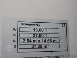 Faymonville extentadable 20m disconnectable front + 42000kg...