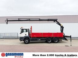 MAN TGS 33.400 6x4 BB, Navi, Heckkran PK18002-EH C,