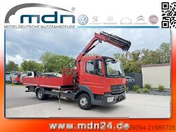 MERCEDES-BENZ Atego 818 Pritsche KRAN Greifer 10m FUNK AHK