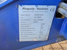 Haulotte H15SX Diesel, 4x4 Drive, 15 Working Height, 500kg